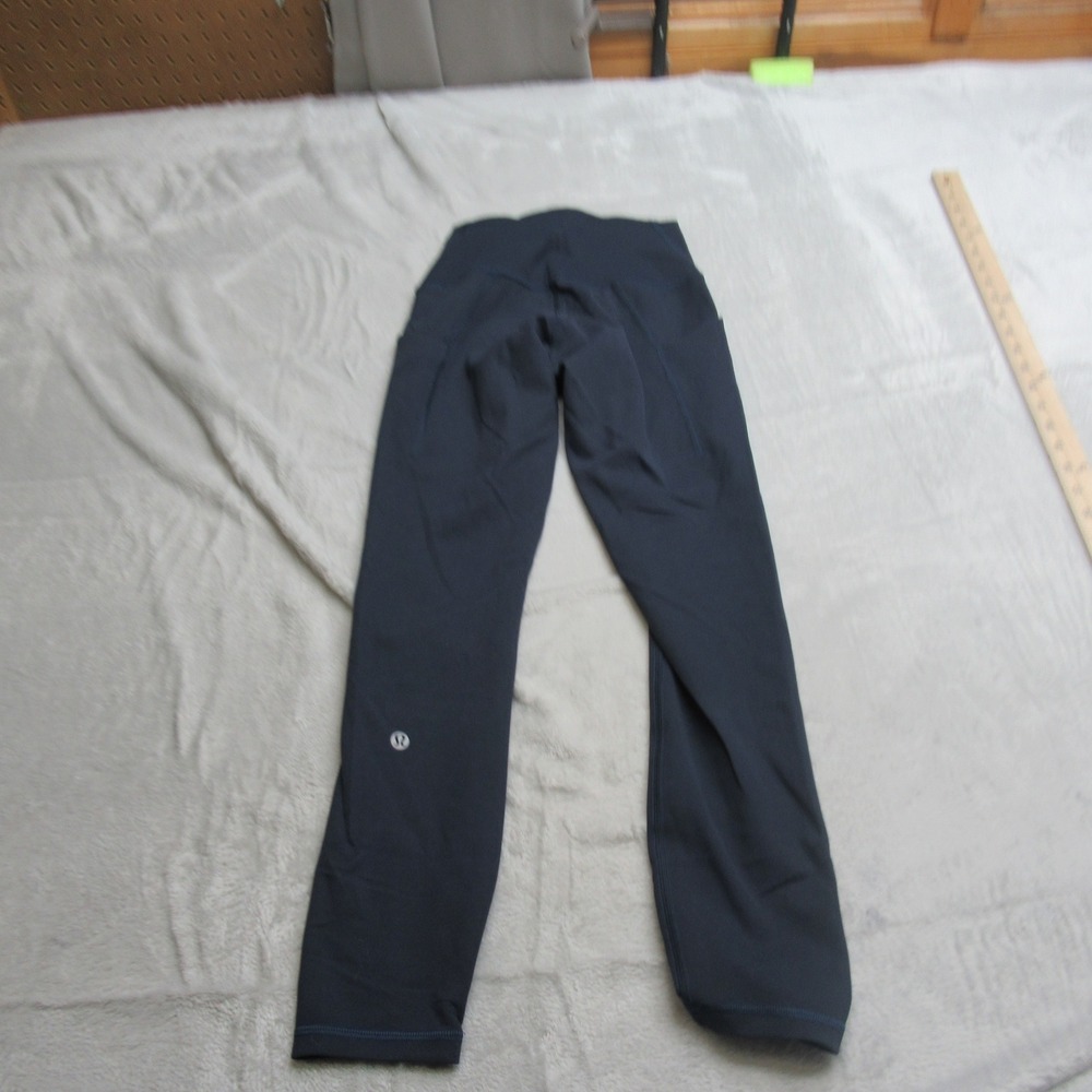 Lululemon Pants Womens 4 Blue Align High Rise Tights Yoga Stretch Gym Jog Active
